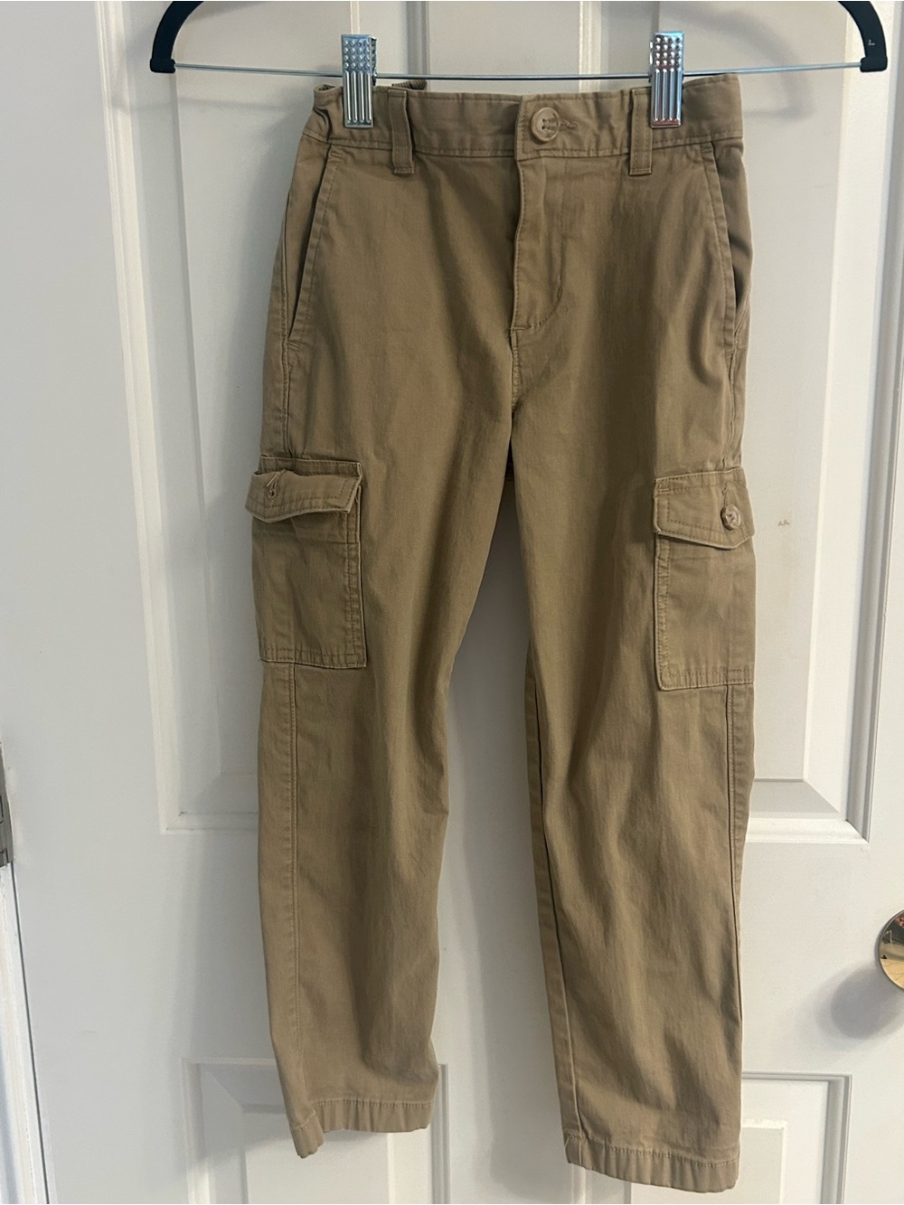 Boys Cargo Pants - Tan Casual Utility Style